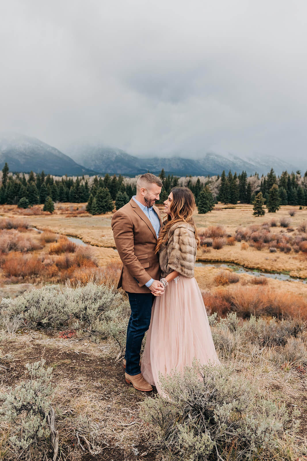 Vow Renewal Portrait by Forest Grand Tetons